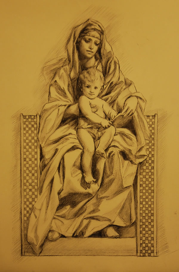 Sedes Sapientiae second version for Campus Bio Medico Rome, Italy