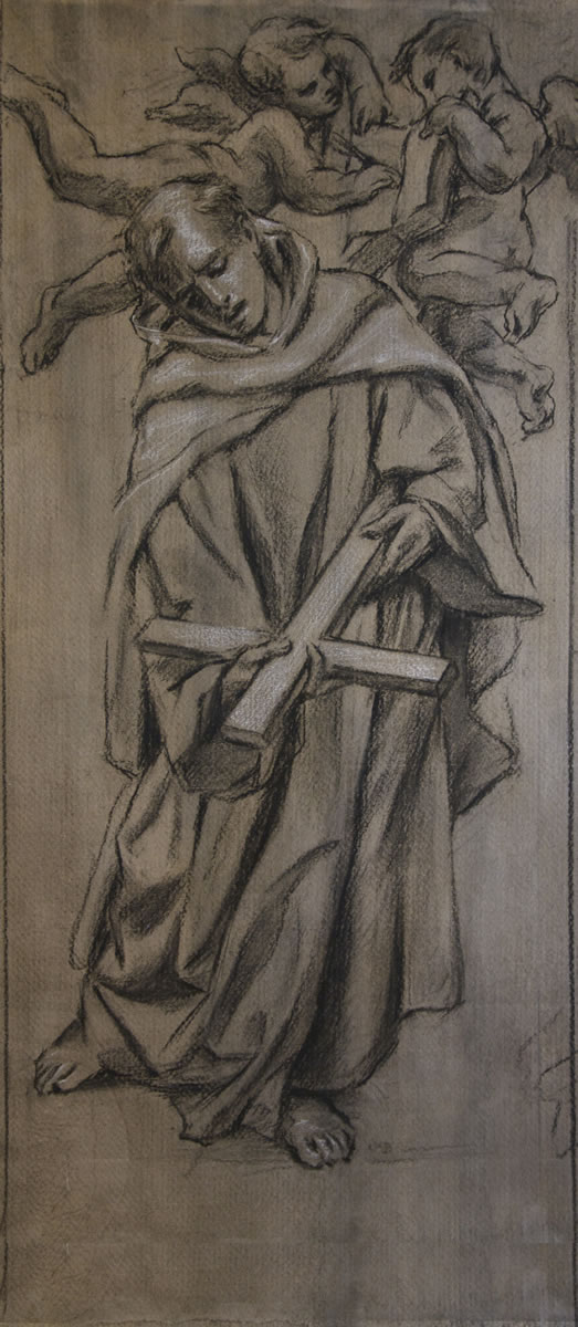 St John of Cross for the doors of the Basilica of Holy HIll, WI