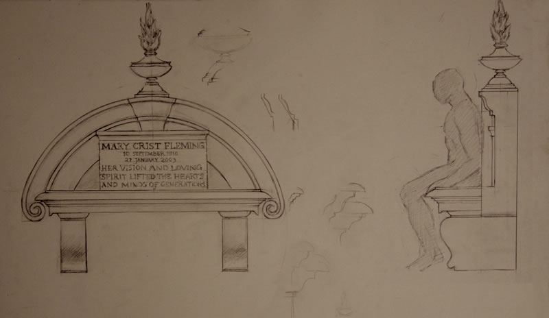 Memorial bench alternative