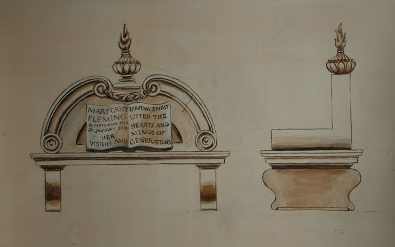 Memorial bench proposal for TASIS Swizterland