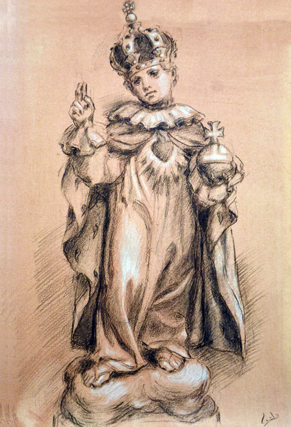 Christ washing the feet of St Peter by Cody Swanson